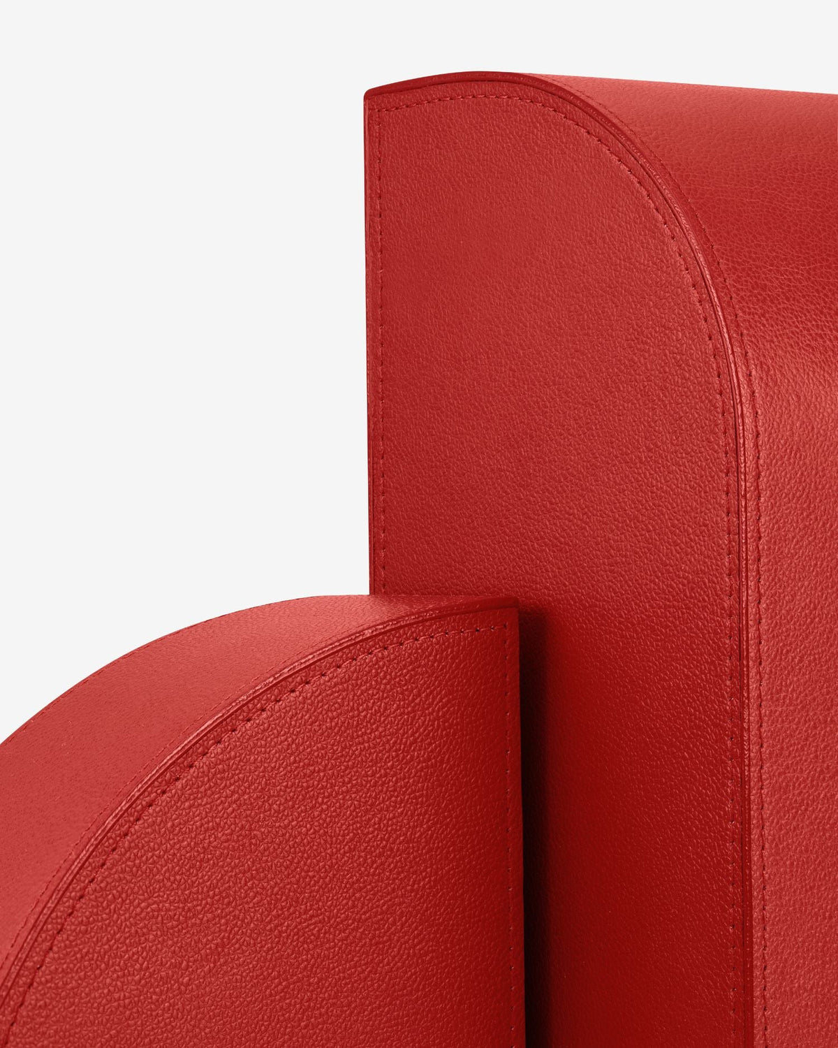 Left Cubist Bookend in Red