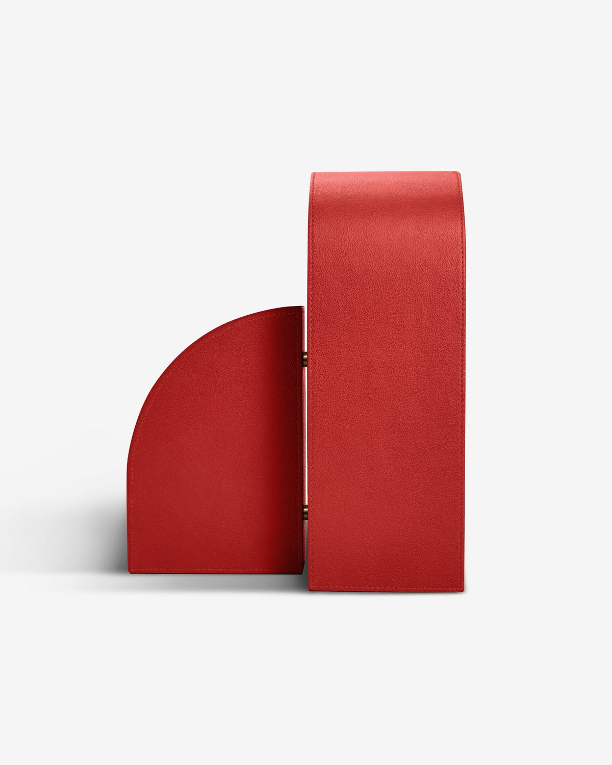 Cubist Bookends Set in Red