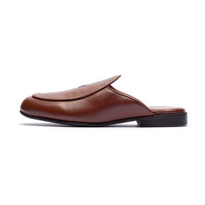 Brown Leather Milano Mule