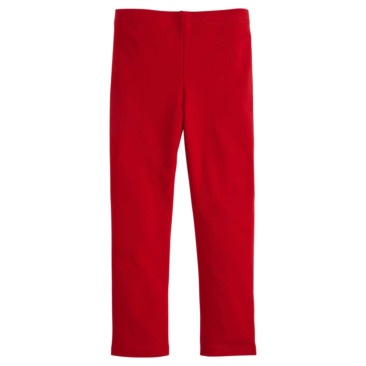 little english classic childrens clothing, girls stretchy red legging pull on style