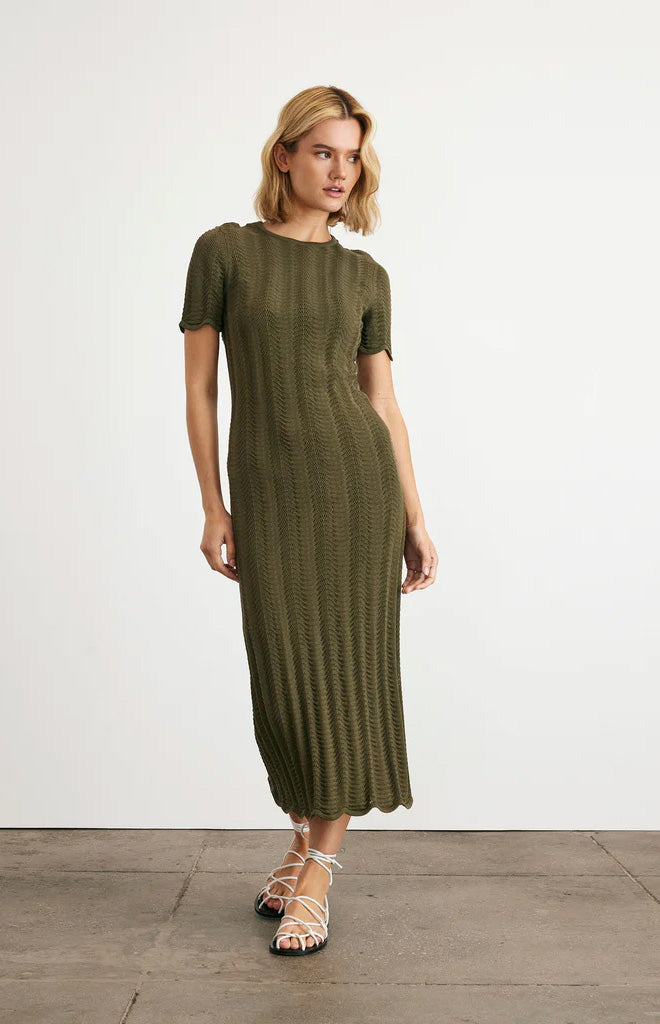Leighton Dress in Fern
