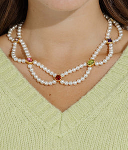 Lenora Pearl Necklace