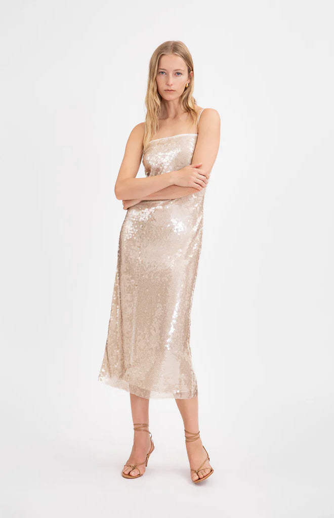 Lenox Dress in Champagne
