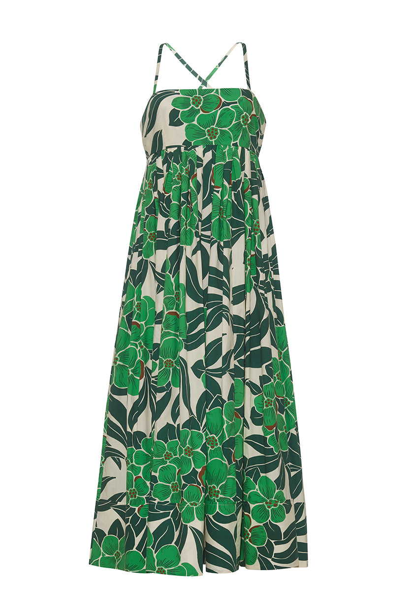 Leo Dress in Palm Beach Green