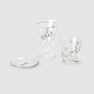 Les Bleuets Stemmed Glass