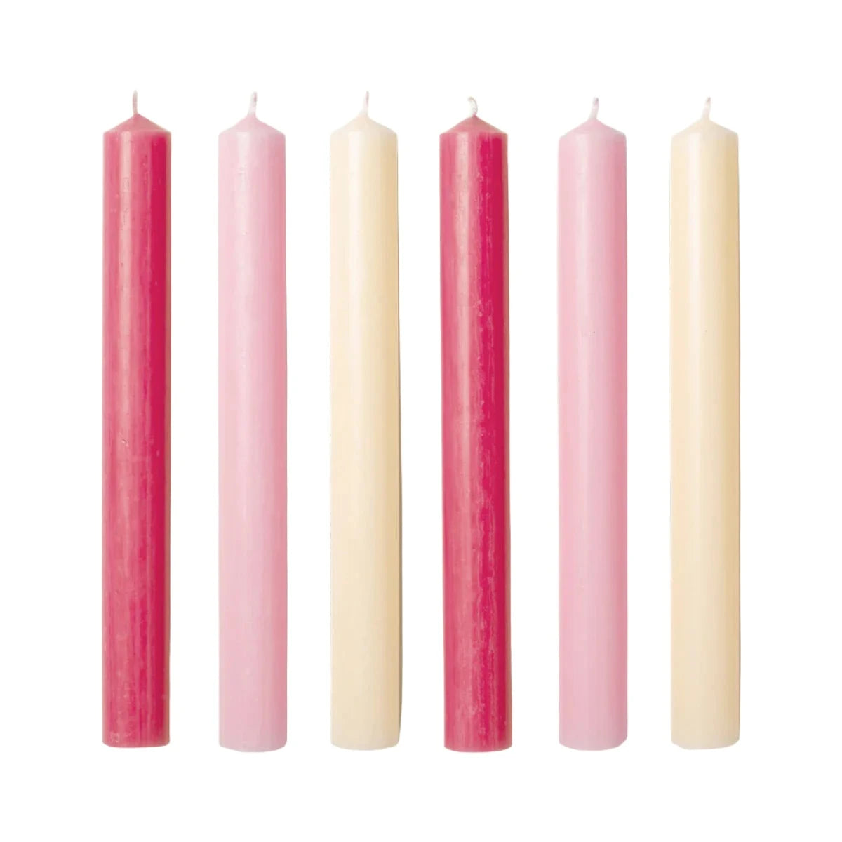 Les Dinner Candles in Pink