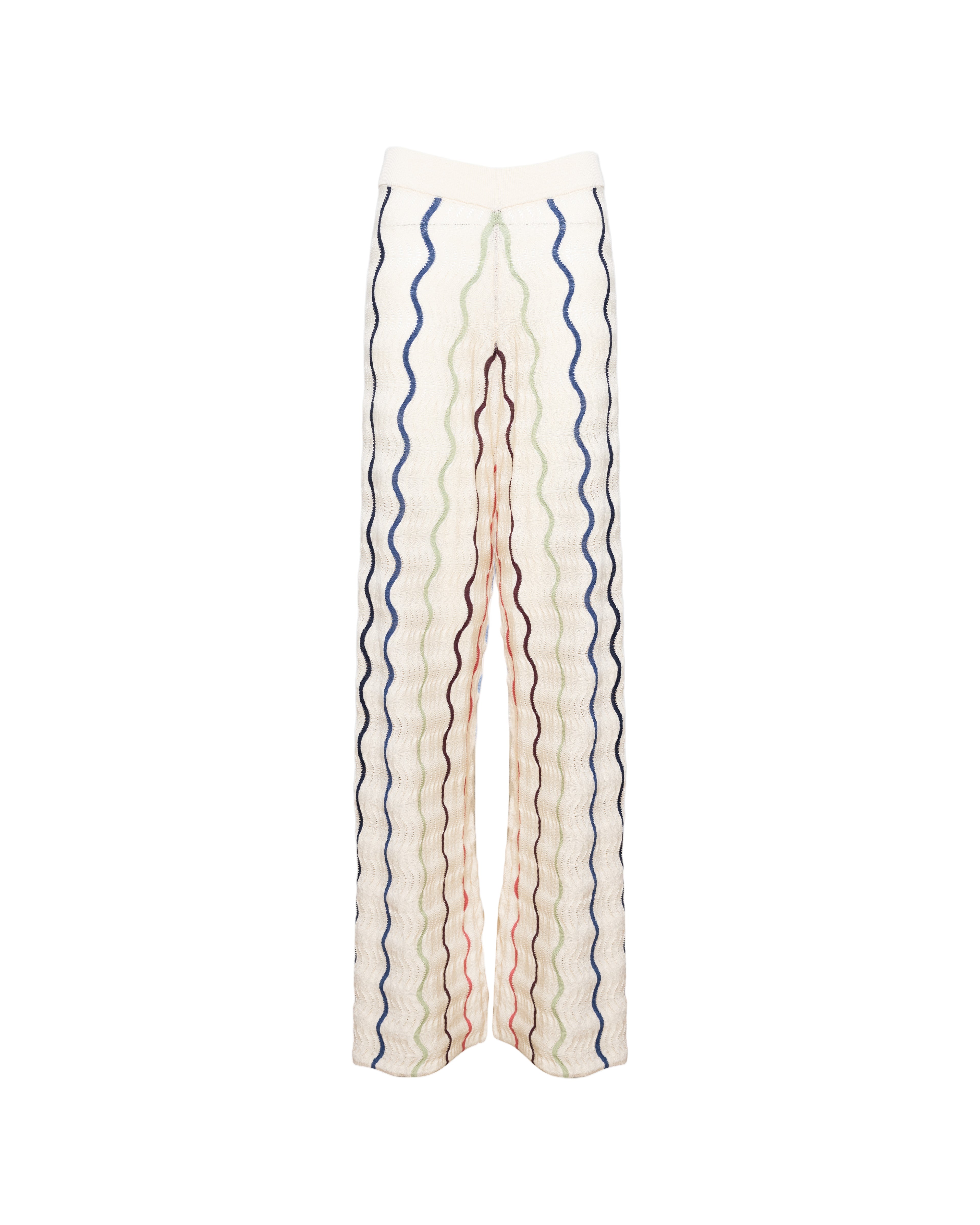 Lesley Knit Pant in Cream Multi