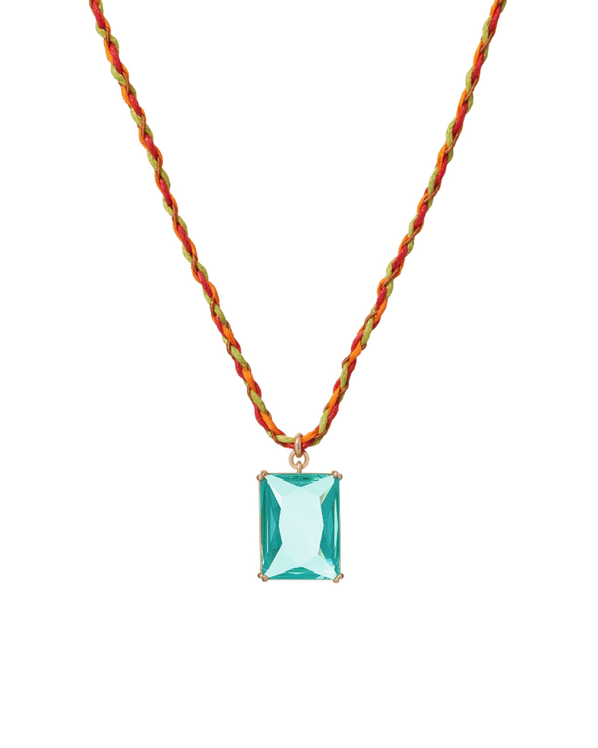 Let's Get It On Necklace in Aqua