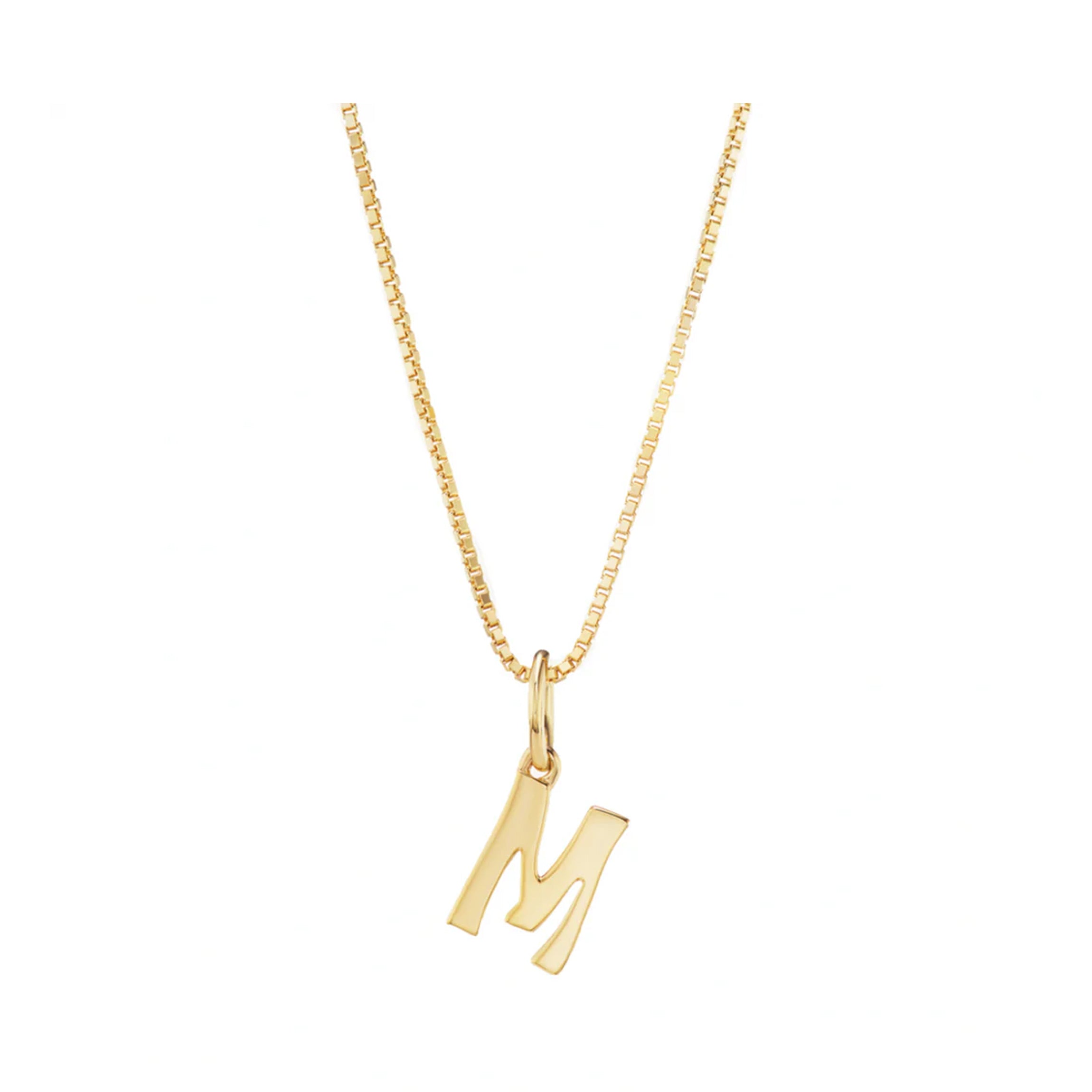 Letter Charm Necklace