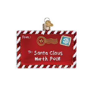 Letter To Santa Ornament