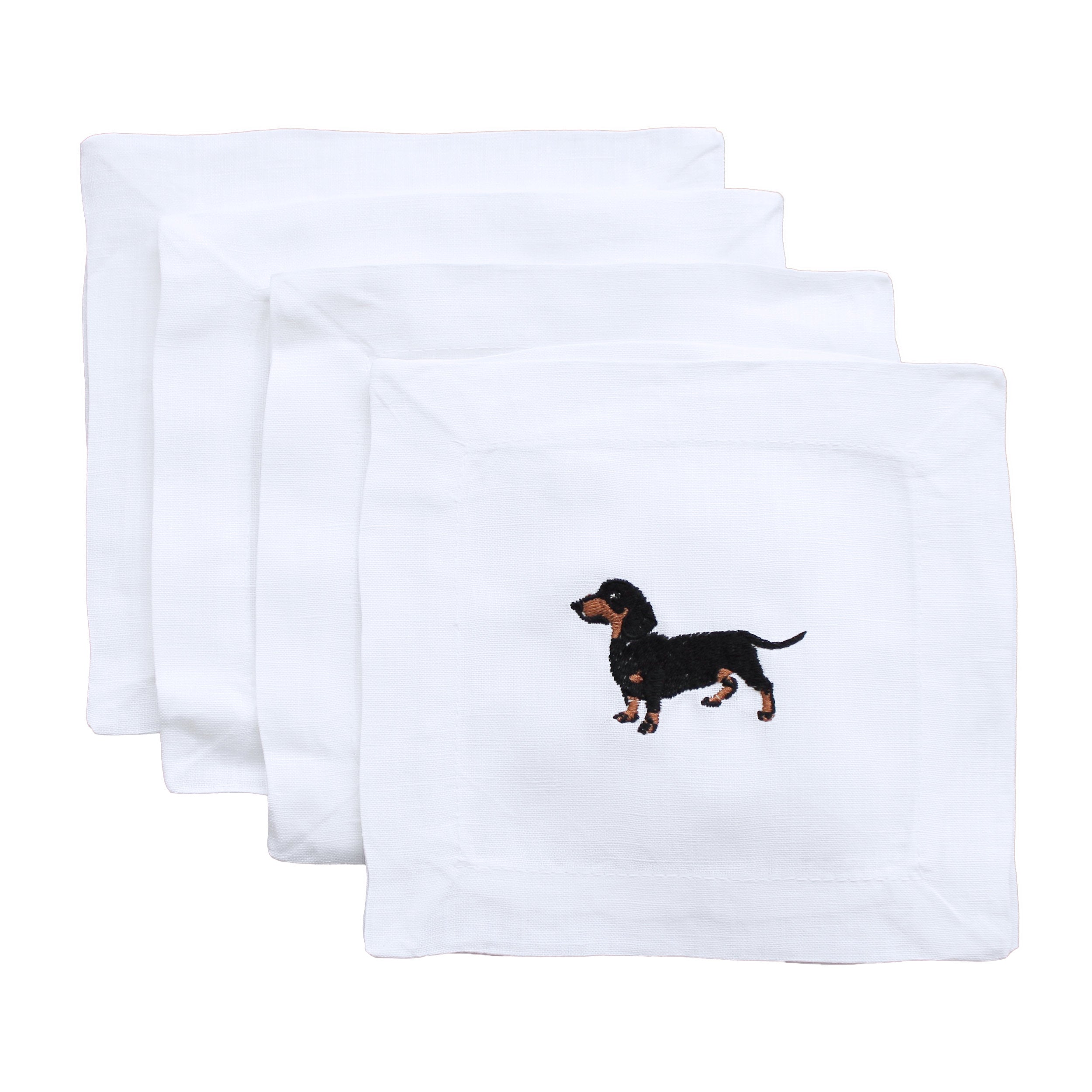 Lettermade Dachshund Cocktail Napkins