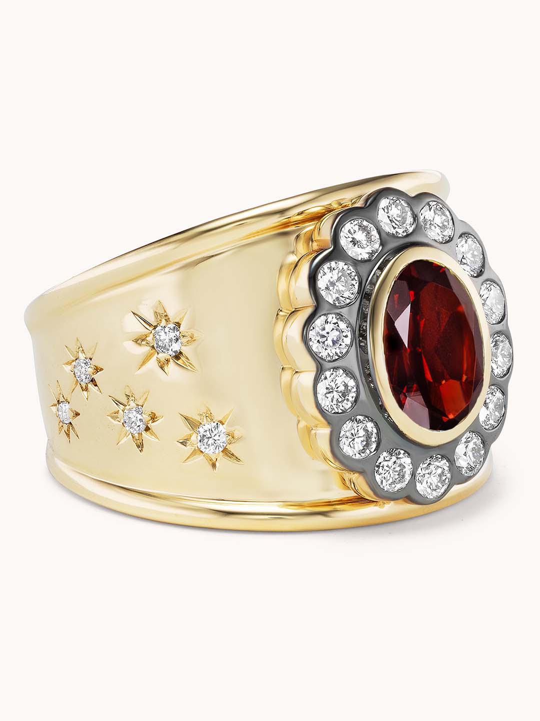 Lexi Cigar Band Garnet