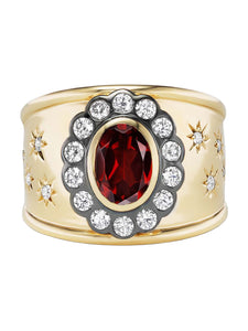 Lexi Cigar Band Garnet
