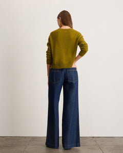 Lexia Cashmere Sweater in Sprout