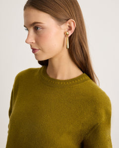 Lexia Cashmere Sweater in Sprout