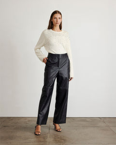 Lexia Embellished Sweater in Cream