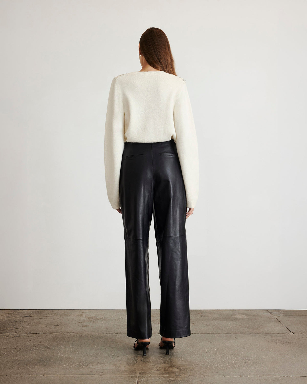 Lexia Embellished Sweater in Cream