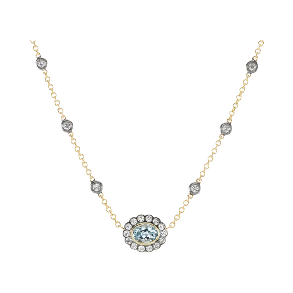 Lexie Choker in Aquamarine