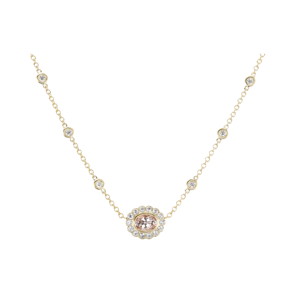 Lexie Choker in Morganite