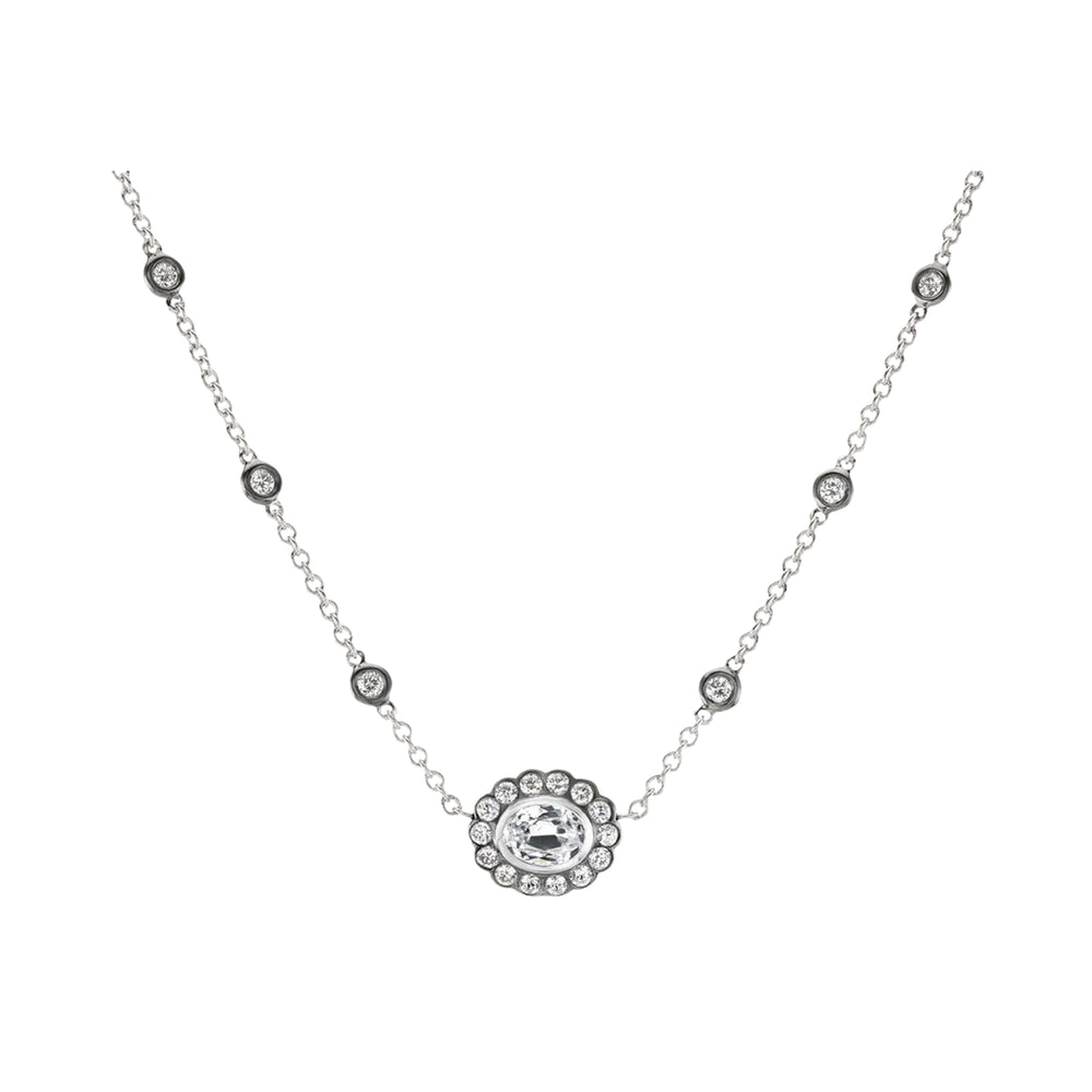 Lexie Choker in White Topaz