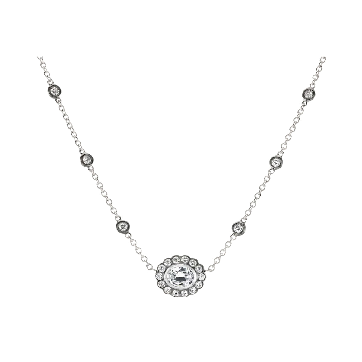 Lexie Choker in White Topaz