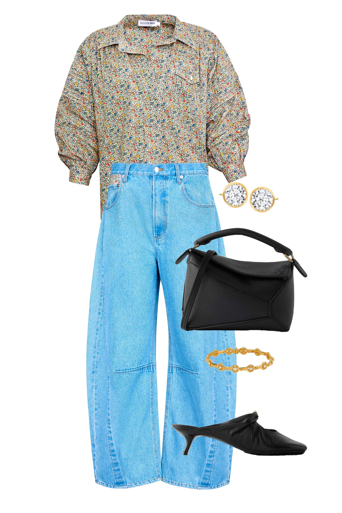 Evangeline Shirt - Made with Liberty Fabric in Katie and Millie