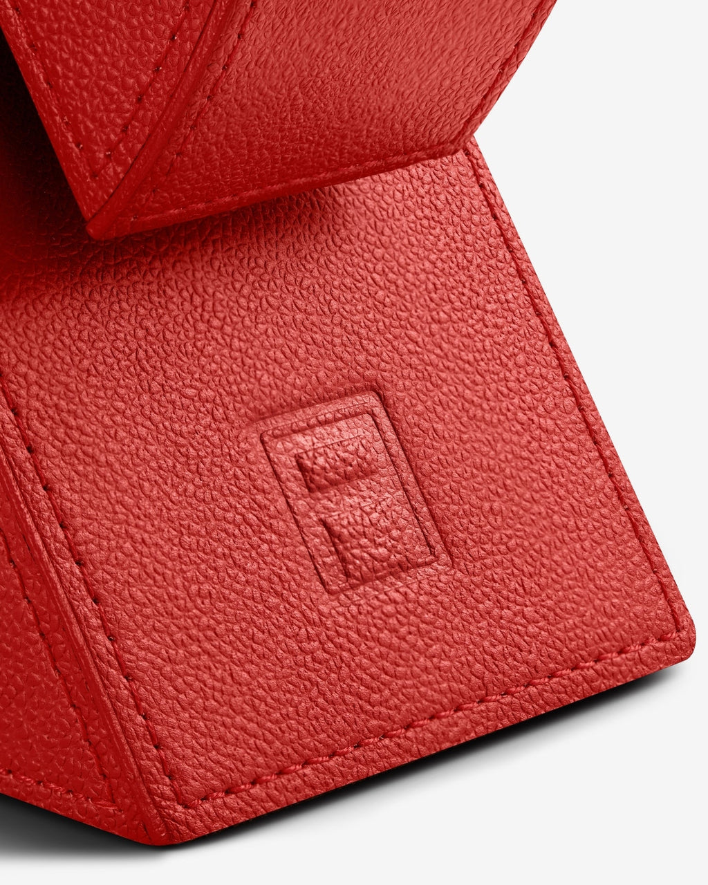 Right Cubist Bookend in Red