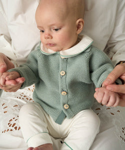 Pan One-Piece in Seafoam Piping