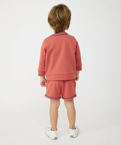 Remy Baby Sweatshirt in Nautical Red