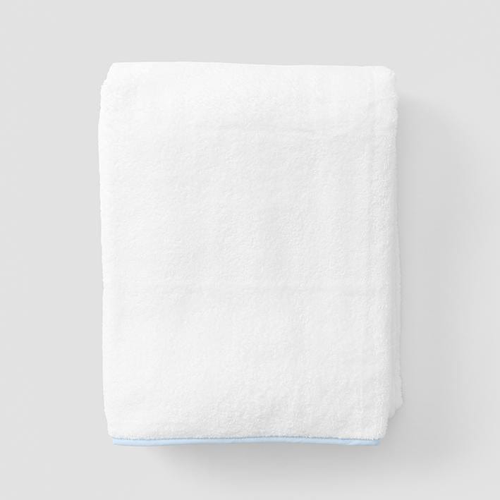 Bath Sheet Starter Pack (6 pieces) light blue on white