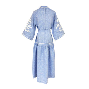 Light Denim Swan Dress