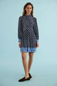 The Lila Dress in Thistle & Vine Blue. 