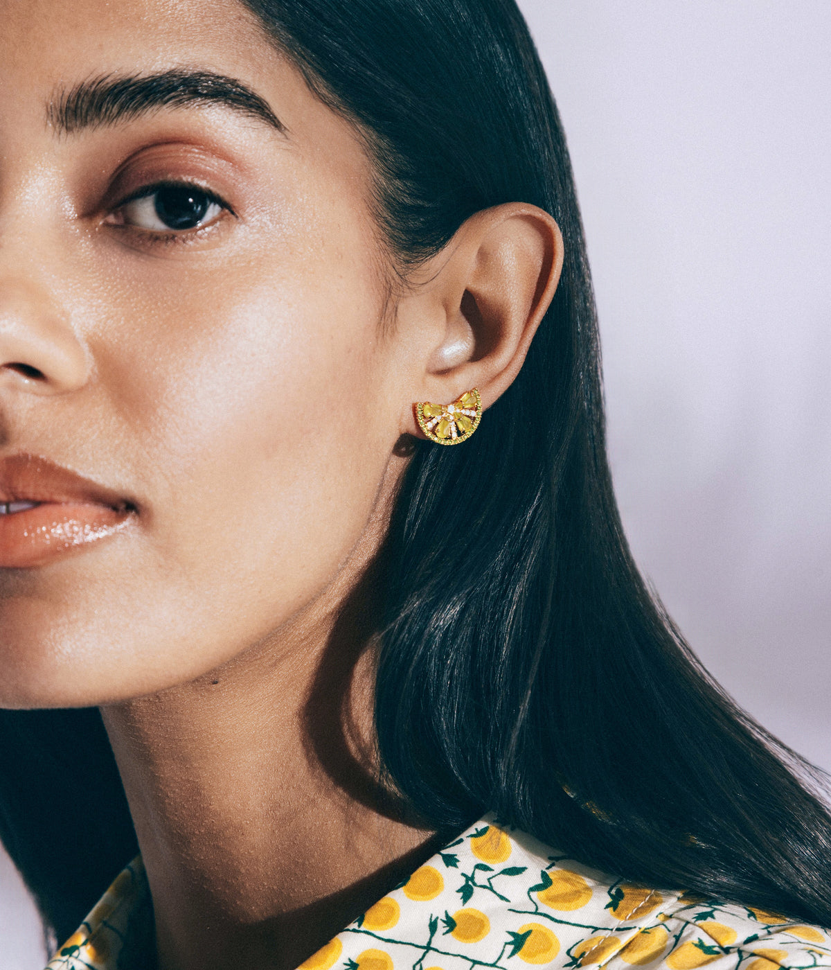 Lime Slice Studs - Loren Hope