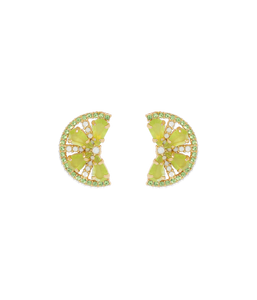 Lime Slice Studs - Loren Hope