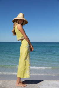 Limoncello Beaded Clara Top