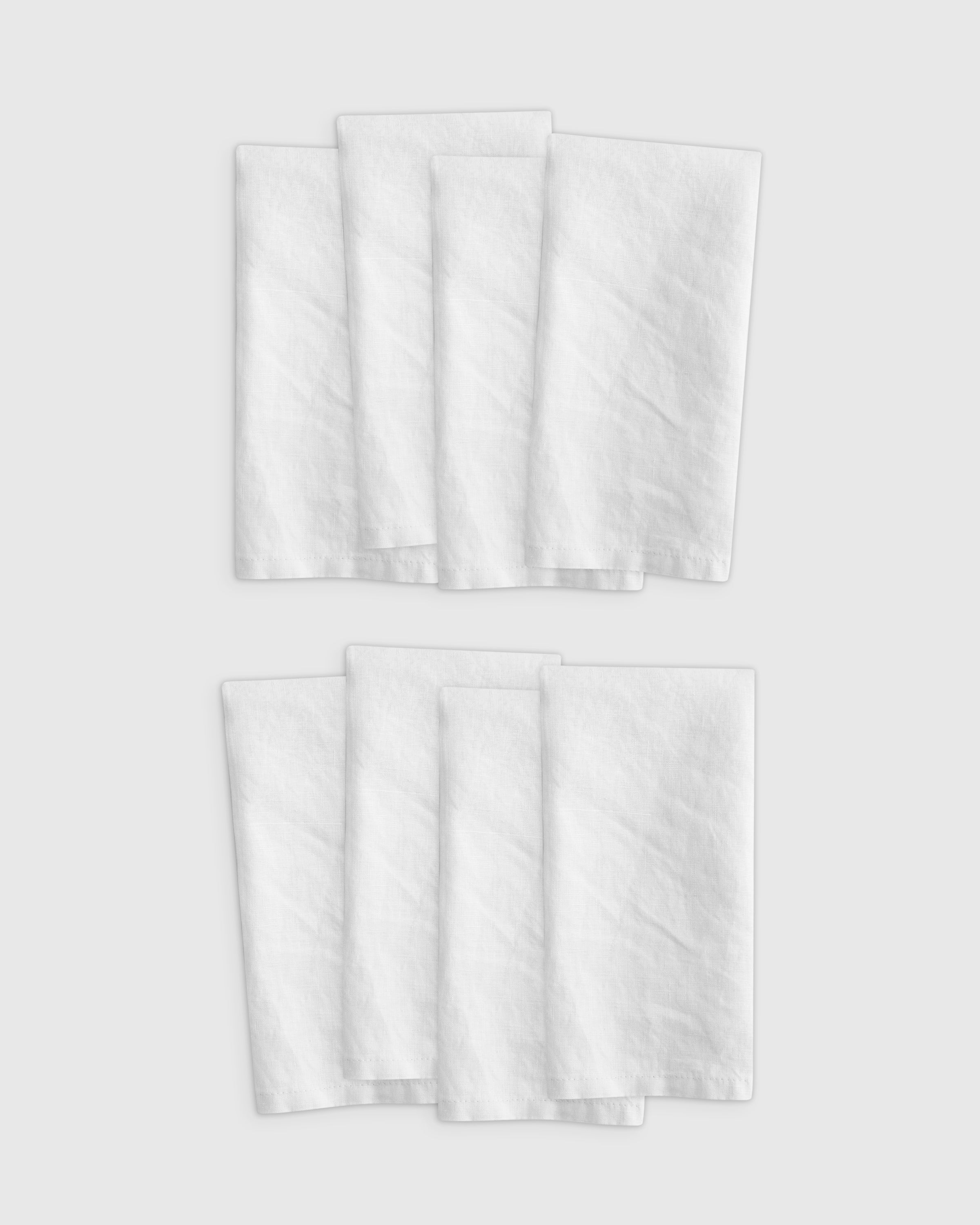 Aloe European Linen Napkins (Set of 8)