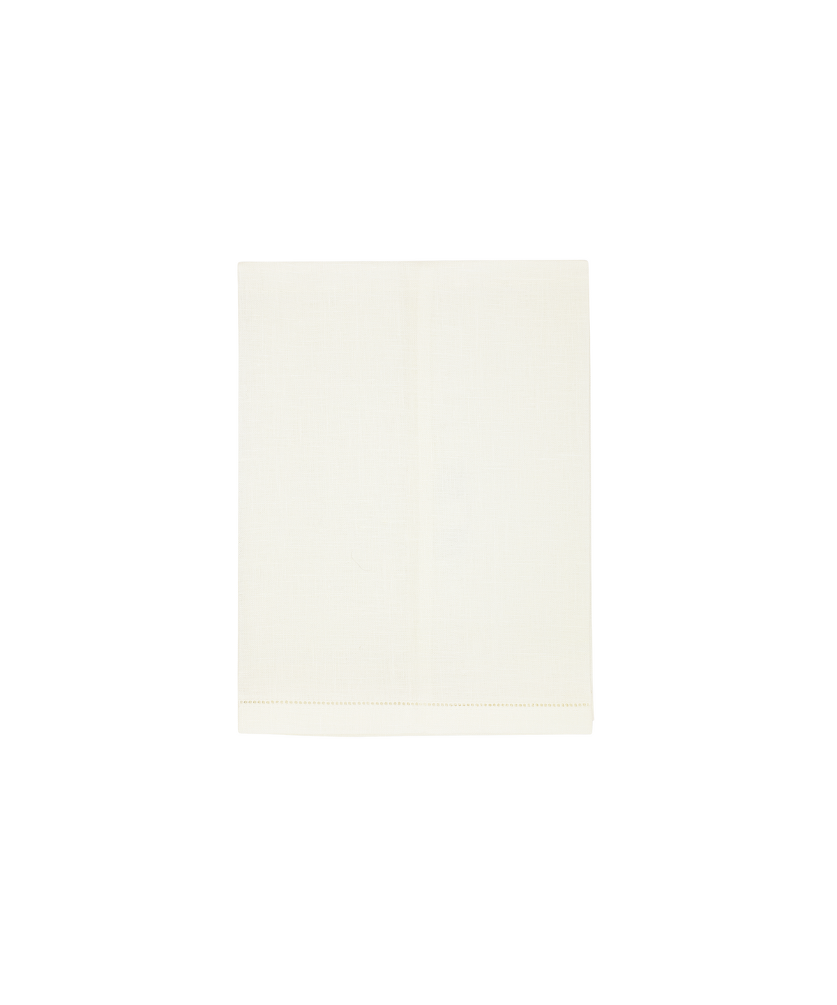 Rebecca Udall, Luxury Classic Hemstitch Linen Hand Towel, White
