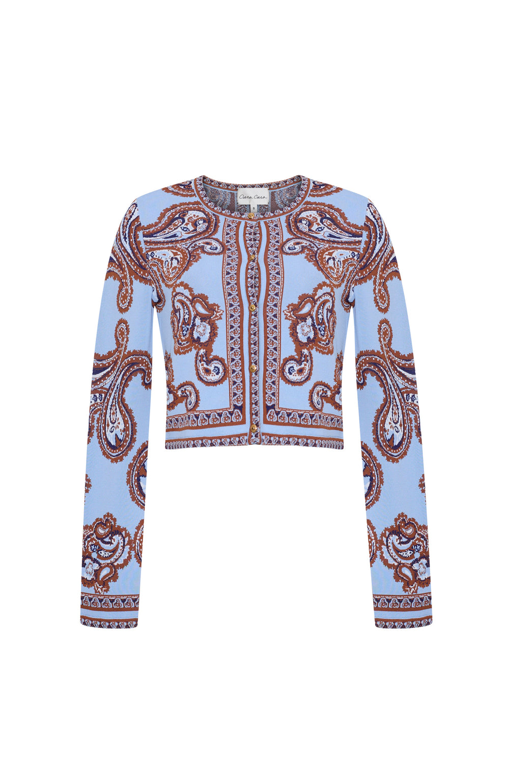 Llana Cardigan in Sierra Paisley Sky