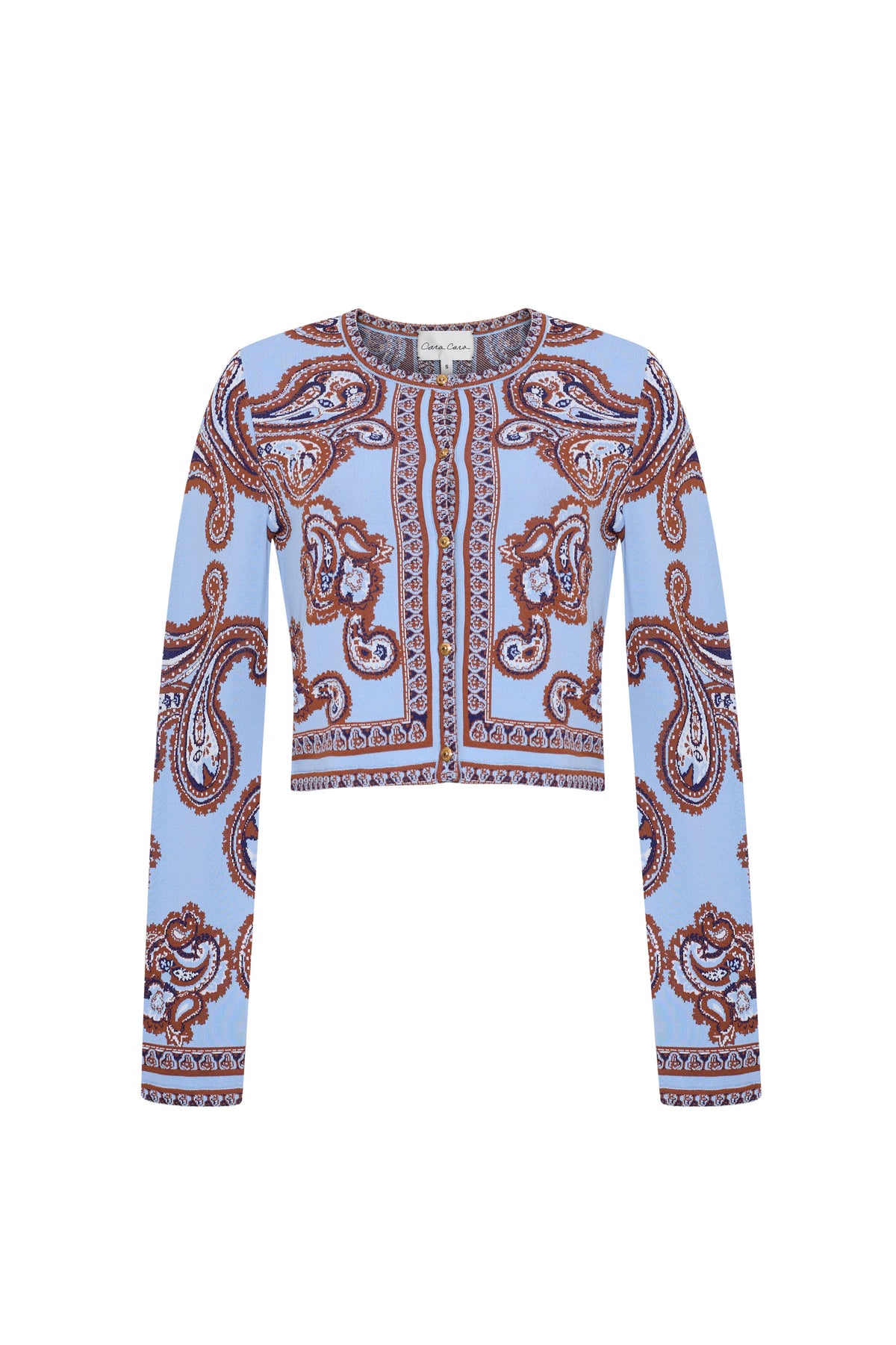 Llana Cardigan in Sierra Paisley Sky