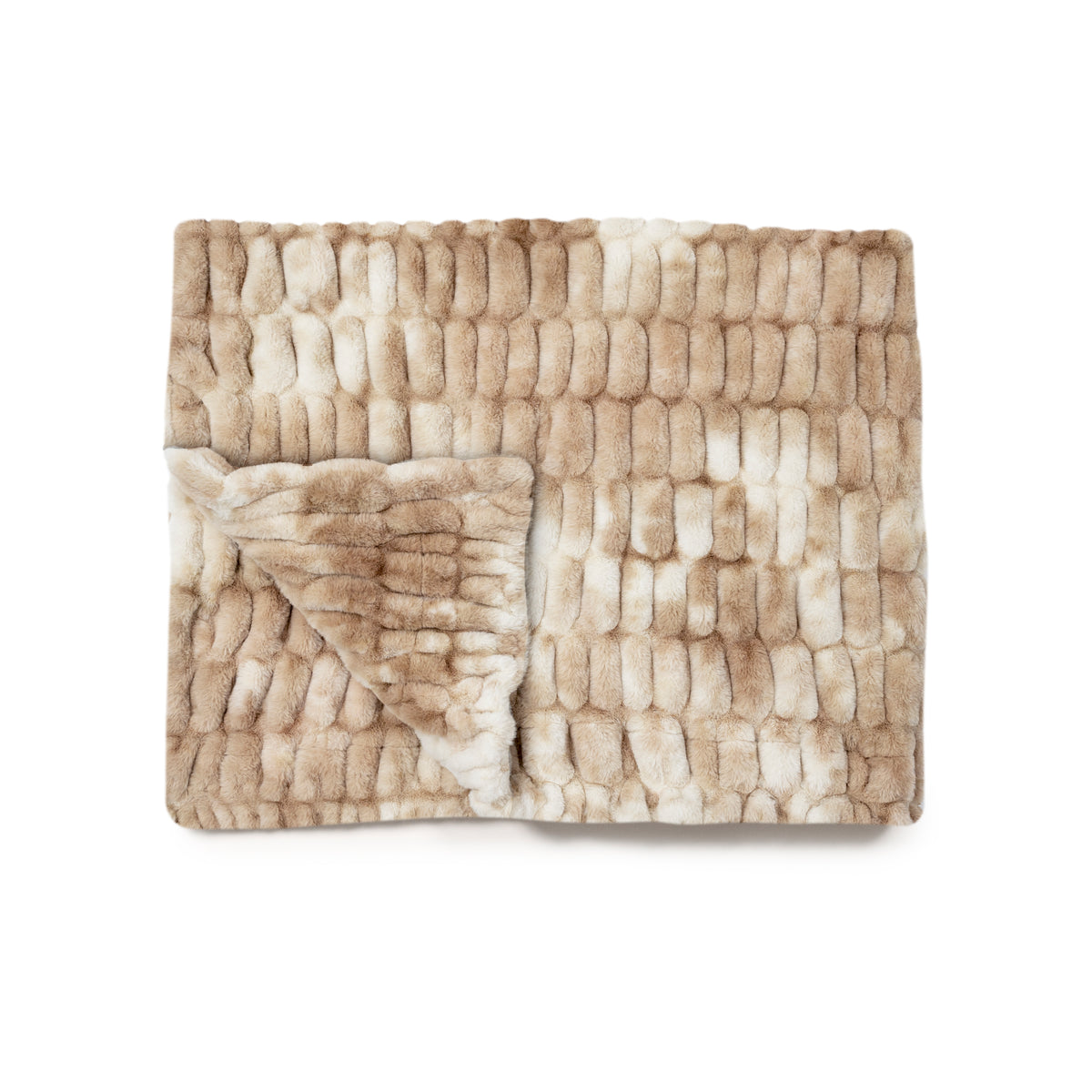 Caramel N'Cream Large Blanket