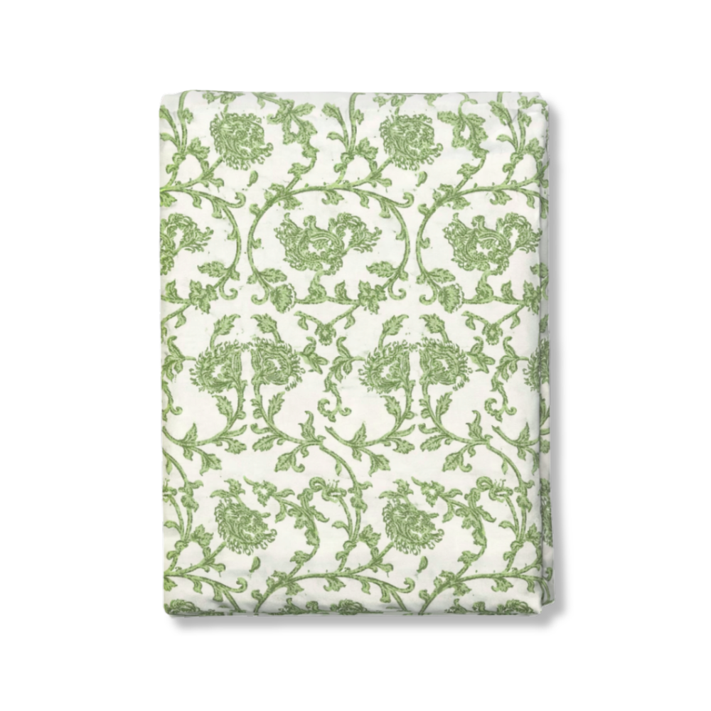 Lola Green Vine Tablecloth