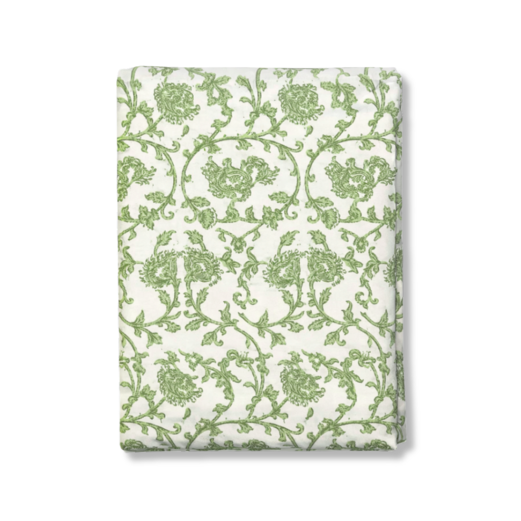 Lola Green Vine Tablecloth