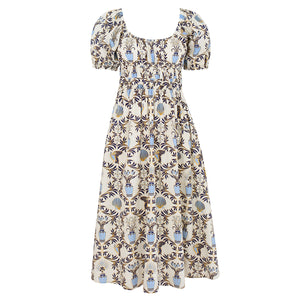 Positano Dress in Shell Print