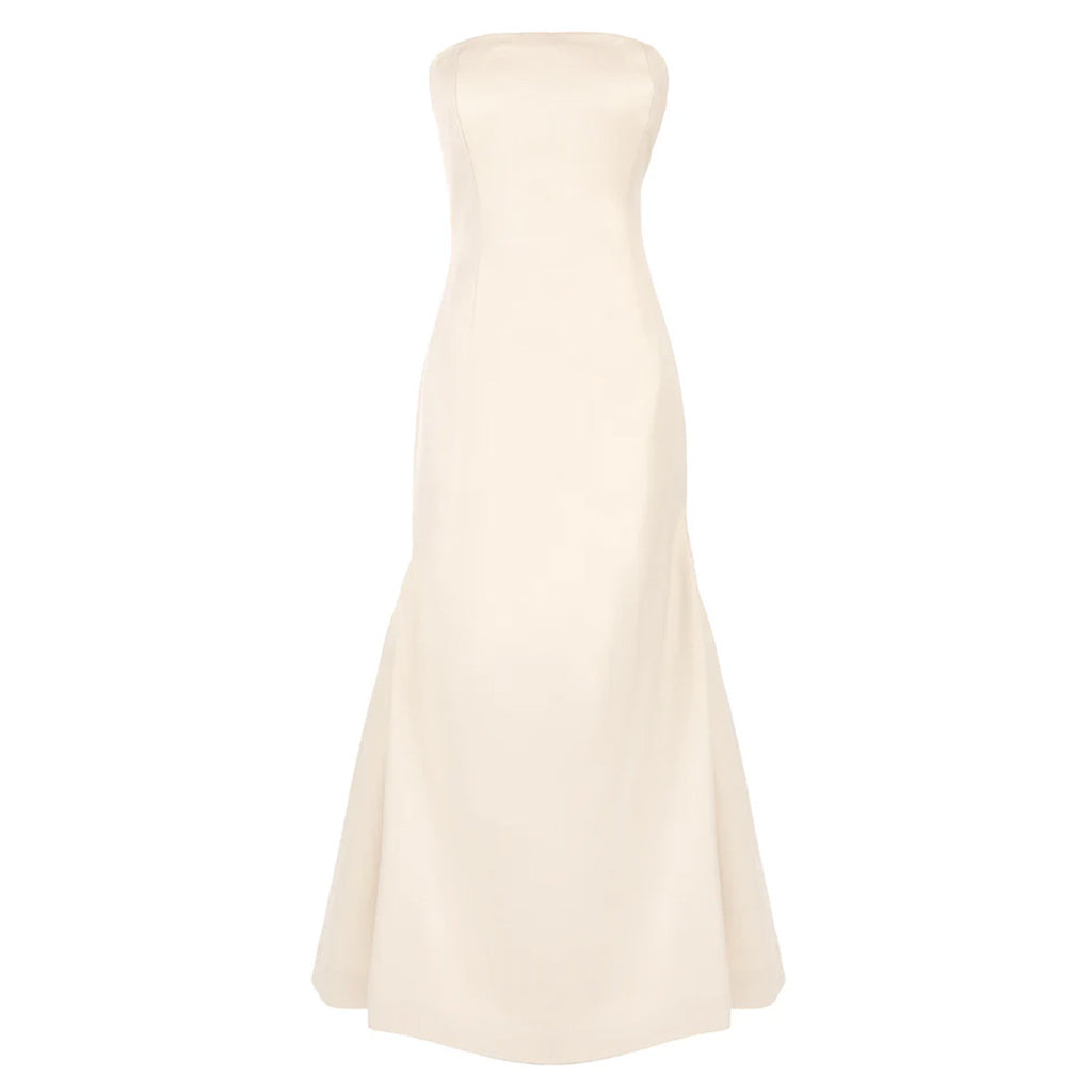 OTM Exclusive: Maya Dress in Ivory Basketweave