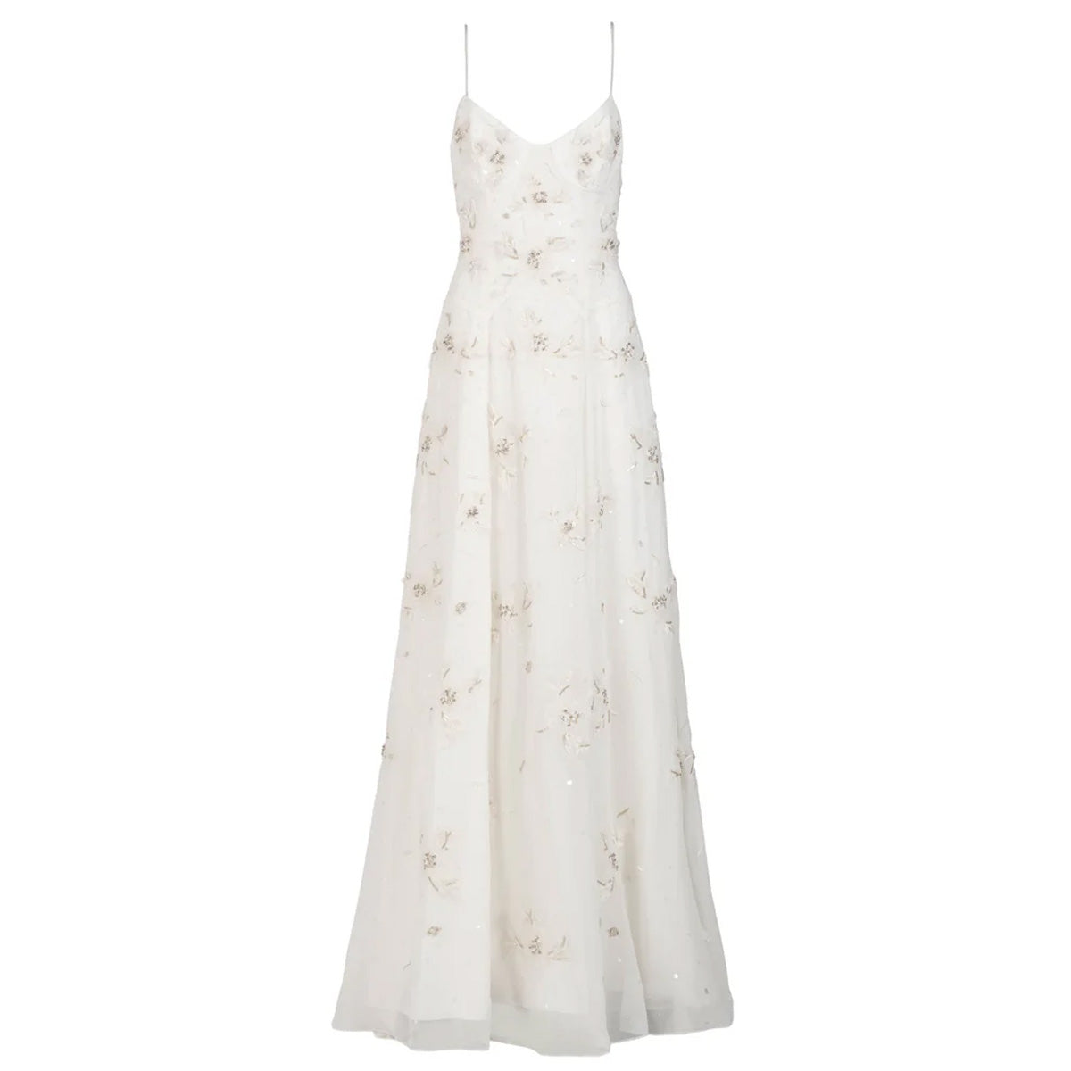 Liv Gown in Ivory with Wildflower Clusters