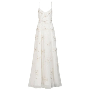 Liv Gown in Ivory with Wildflower Clusters