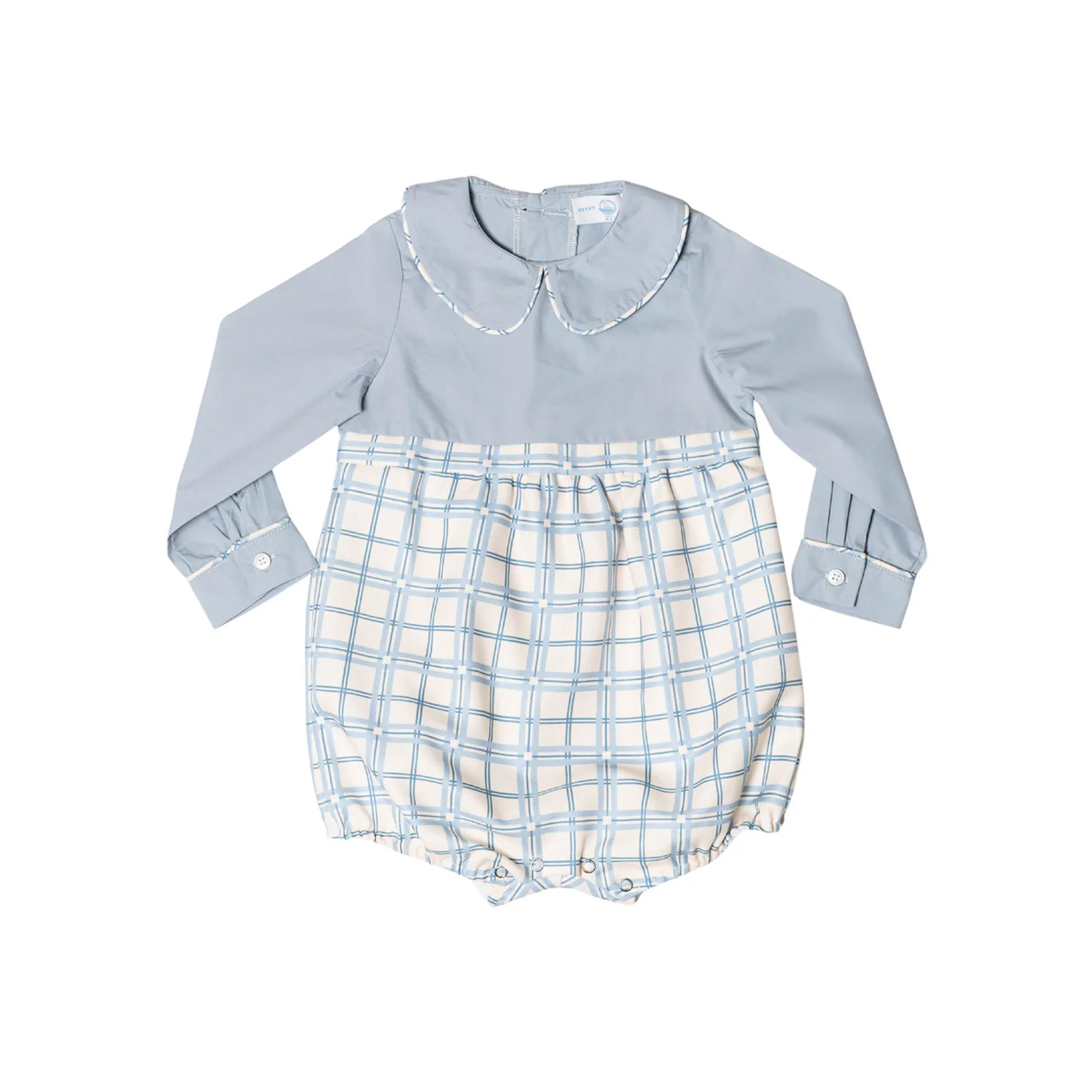 Long Sleeve Beau Bubble in Pembroke Plaid