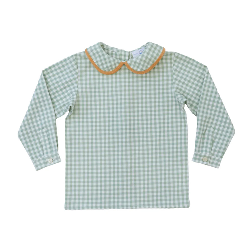 Long Sleeve Henry Peter Pan in Charleston Check