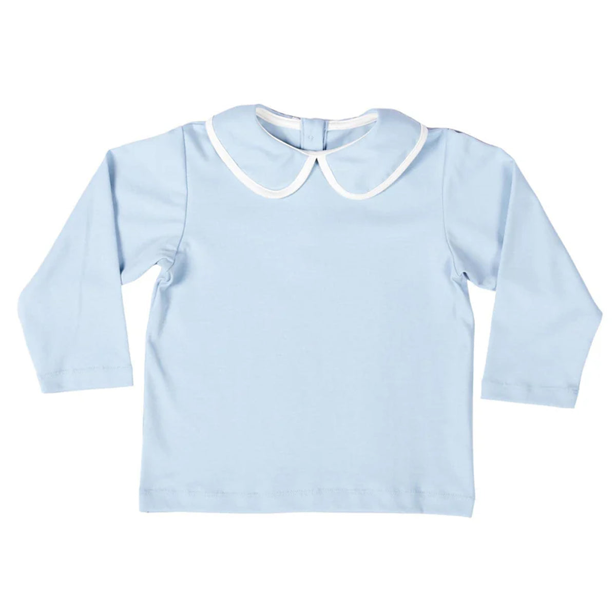 Long Sleeve Teddy Peter Pan in Bay Tree Blue