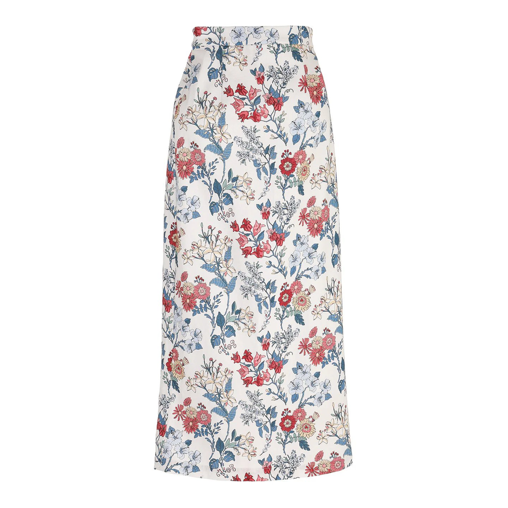 Pencil Skirt in Antique Floral